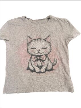 Gap Kids & Canadian Explorer Graphic Tee Bundle Cat Moose Size XL And LG Bundle